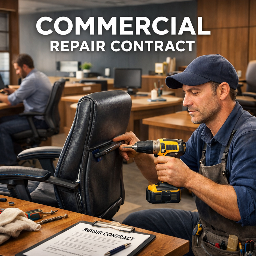 Commercial furniture repair and maintenance contract